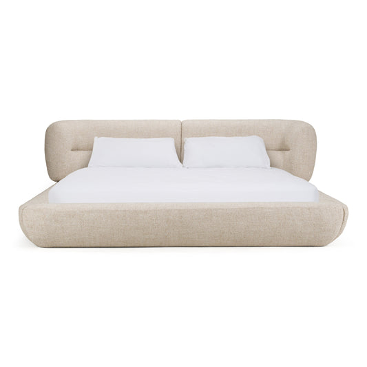 Château Modern Cream Fabric Bed Frame