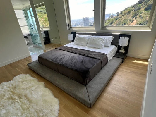 Dentari Cal King Low Profile Platform Bed Frame