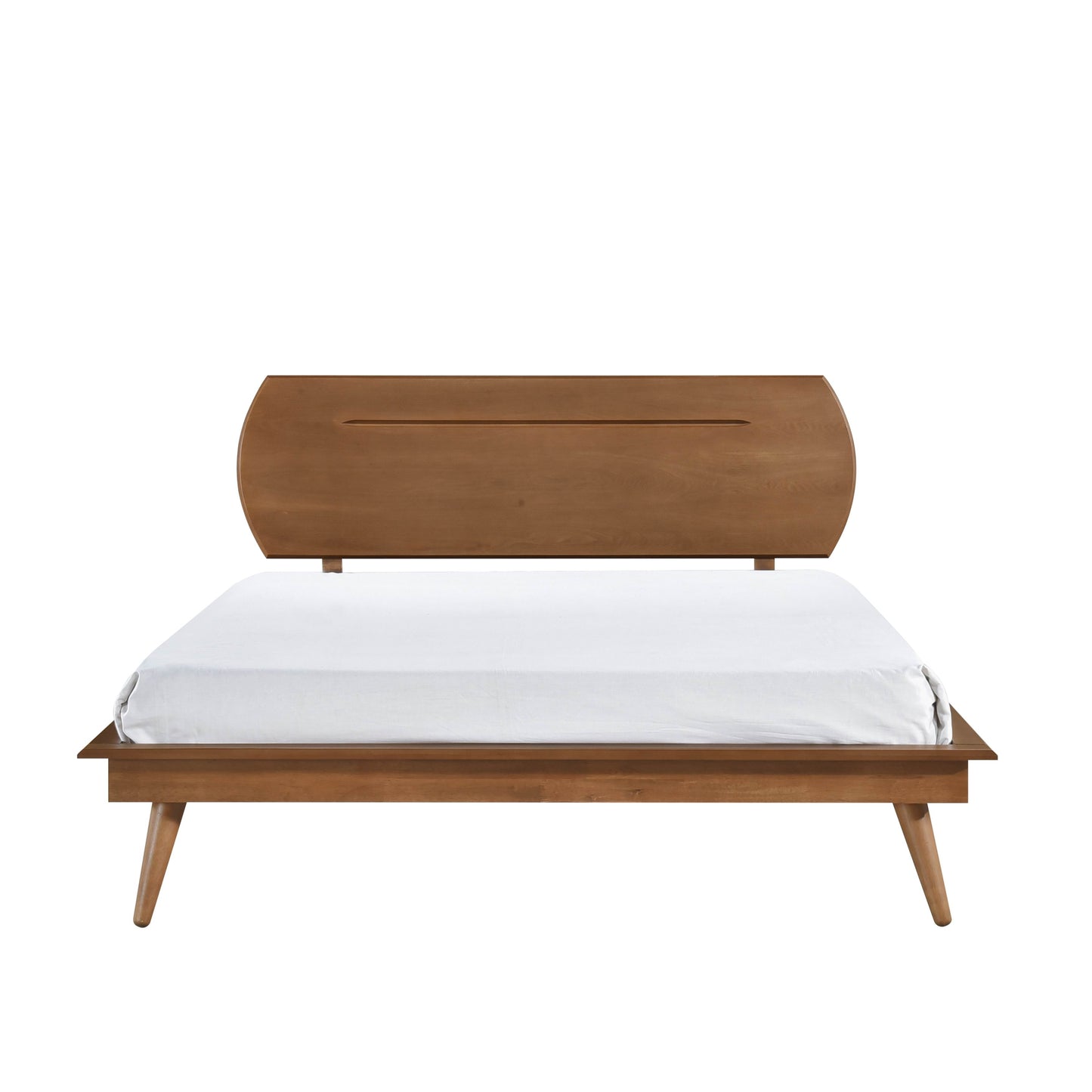 Luke Queen Mid Century Modern Platform Bed Frame