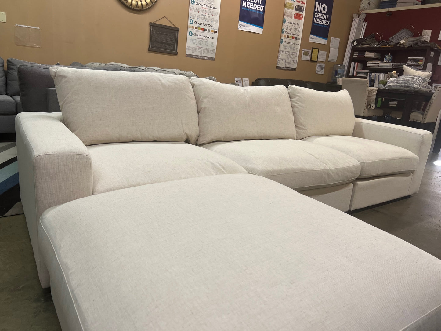 Infinity Feather Cloud Super Plush Modular Sectional Sofa