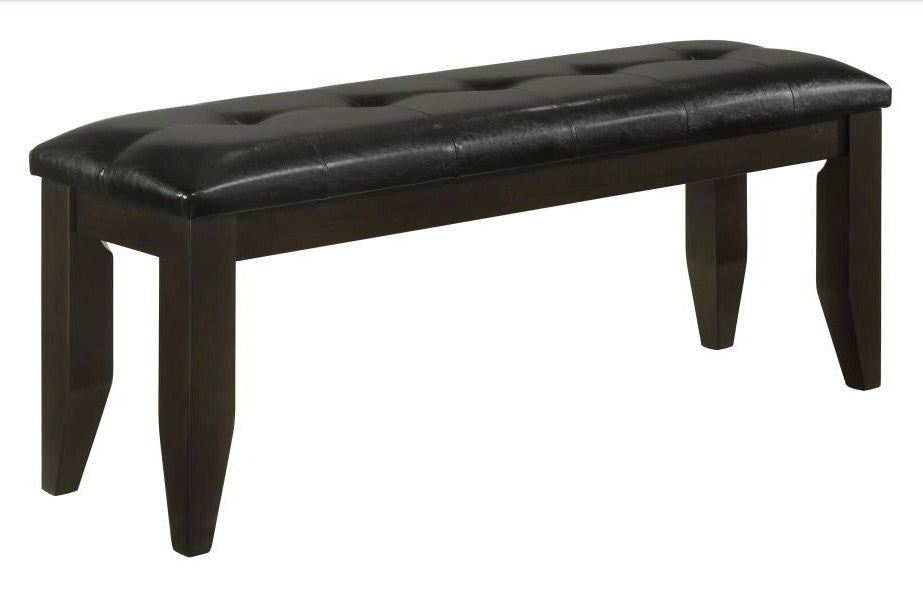 Botika 6 PC Marble Top Dining Room Table Set with Bench