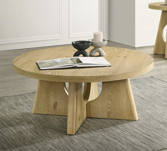 Sante Fe Oak Round Coffee Table