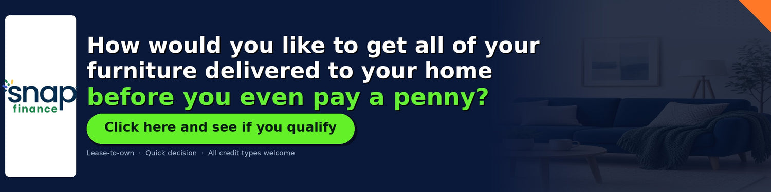 Snap Finance — furniture delivered before you pay a penny. See if you qualify.
