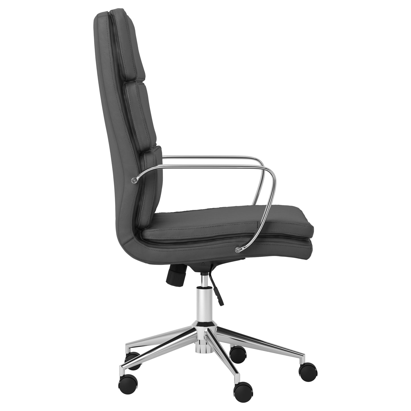 Ximena High Back Upholstered Office Chair Grey