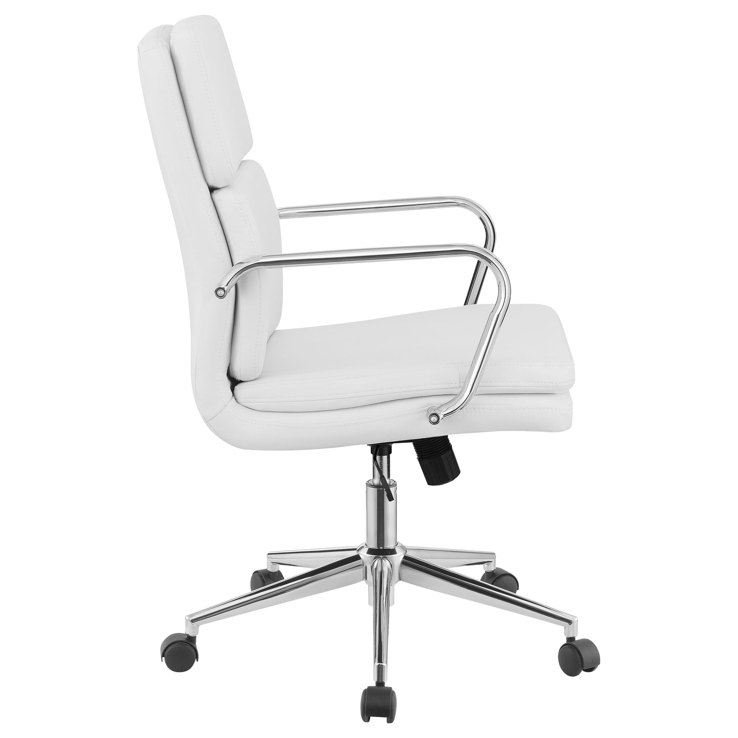 Ximena Standard Back Upholstered Office Chair White