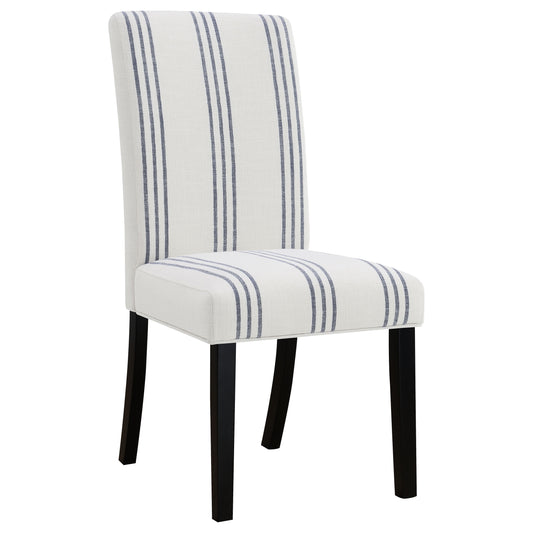 Silla de comedor tapizada Herran beige (juego de 2)