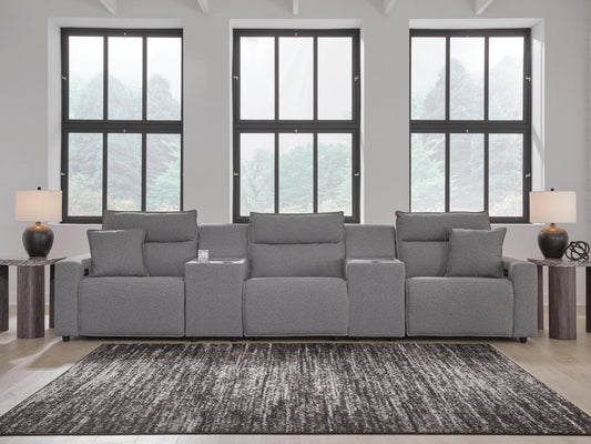 Seccional reclinable eléctrico ModMax II de 5 piezas