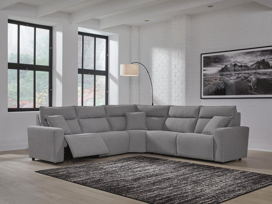 Seccional reclinable eléctrico ModMax II de 5 piezas