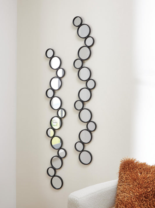 Juego de espejos decorativos Vinler (2 unidades)