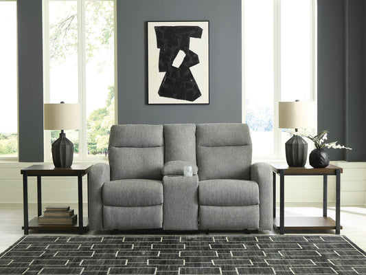 Gauntlet DBL Rec Loveseat con consola