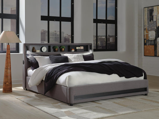 Cama tapizada California King de Verishaw