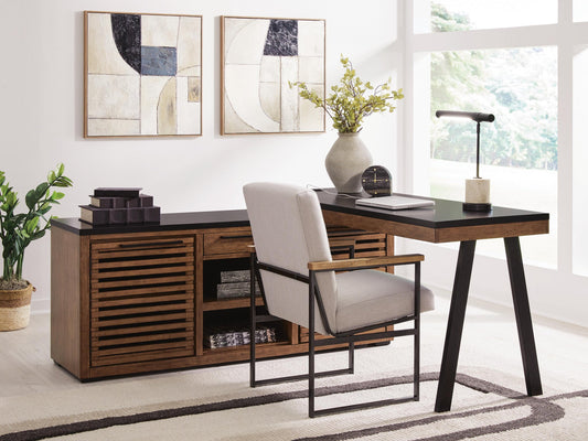 Credenza Kallari con retorno de escritorio