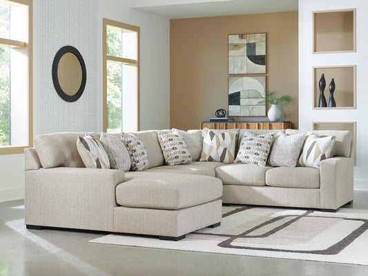 Seccional Laurelgrove de 4 piezas con chaise longue