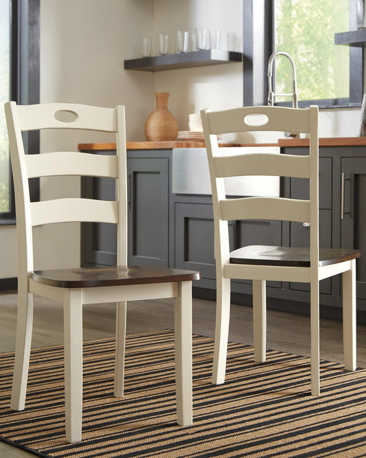 Silla auxiliar de comedor Woodanville (2 piezas)