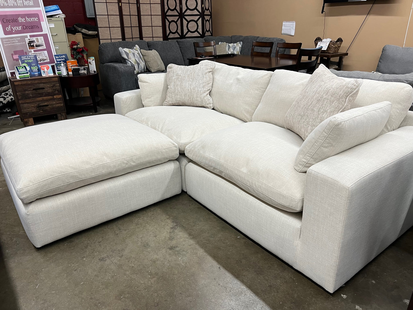 Feather Cloud Sectional Sofa