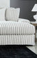 Retro Lounge Ultra Plush Feather Cloud 140” Sectional Sofa — detail