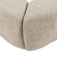 Château Modern Cream Fabric Bed Frame
