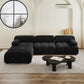 Bellini Velvet 4 Piece Modular Sectional Sofa Couch