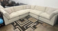 124 x 124 Dreamscape Feather Cloud L-Shape Sectional Sofa