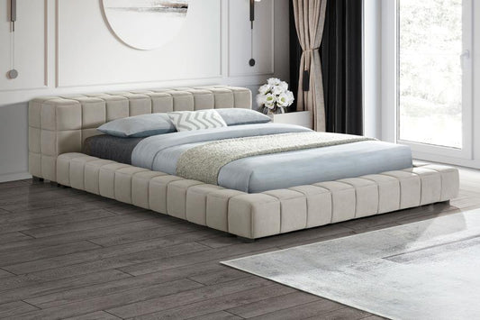 Unity Queen Taupe Color Bed Frame
