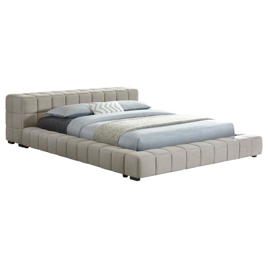 Unity Queen Taupe Color Bed Frame