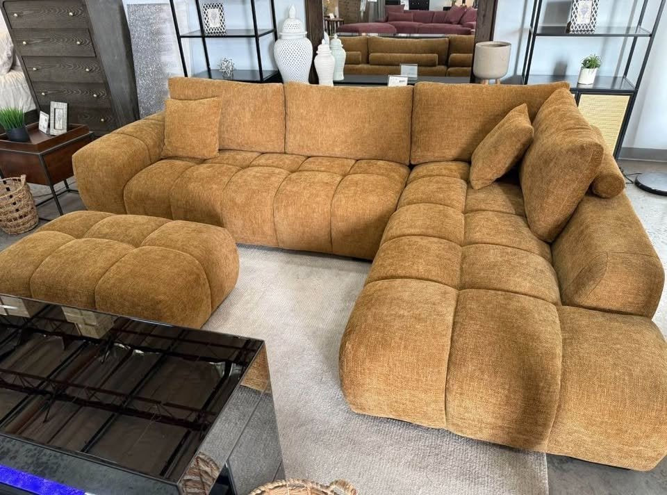 Monterey Sectional Sofa Set - Sectional - Ottoman - Chair
