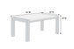 Kelvin 6 PC Marble Top Dining Set with Bench