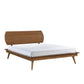 Luke Queen Mid Century Modern Platform Bed Frame