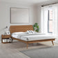 Luke Queen Mid Century Modern Platform Bed Frame