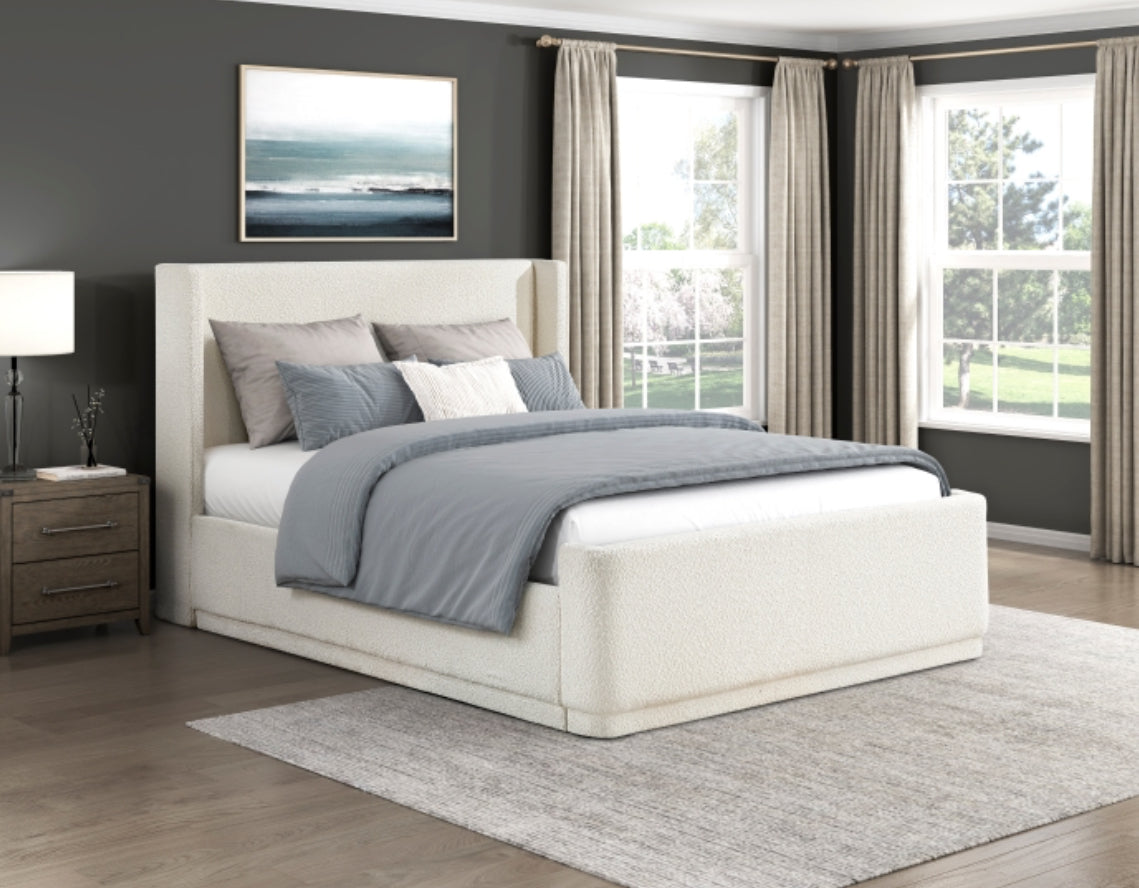 Marco de cama de plataforma de tela Barbara Full