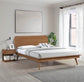 Luke Full Size Mid Century Modern Bed Frame