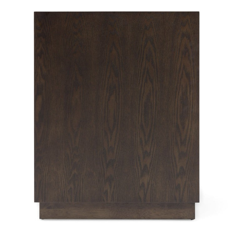 Chalet Contemporary Brown Oak Nightstand