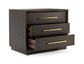 Chalet Contemporary Brown Oak Nightstand