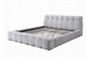 Laravia Grey Chenille Fabric Cloud Bed Frame