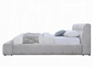 Laravia Grey Chenille Fabric Cloud Bed Frame