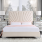 Versailles Queen Soft Velvet Platform Bed Frame