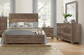 Doncic 4 PC Brown Wood Bedroom Set