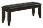 Botika 6 PC Marble Top Dining Room Table Set with Bench