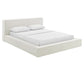 Luxury Cloud Soft Chenille Fabric Platform Bed Frame