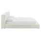 Luxury Cloud Soft Chenille Fabric Platform Bed Frame