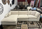 Dreamscape 131" Feather Cloud 3 PC Sectional Sofa Couch — Left Side Facing