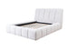 Griffin Off White Upholstered Fabric Bedframe