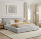 Luxury Cloud Soft Chenille Fabric Platform Bed Frame