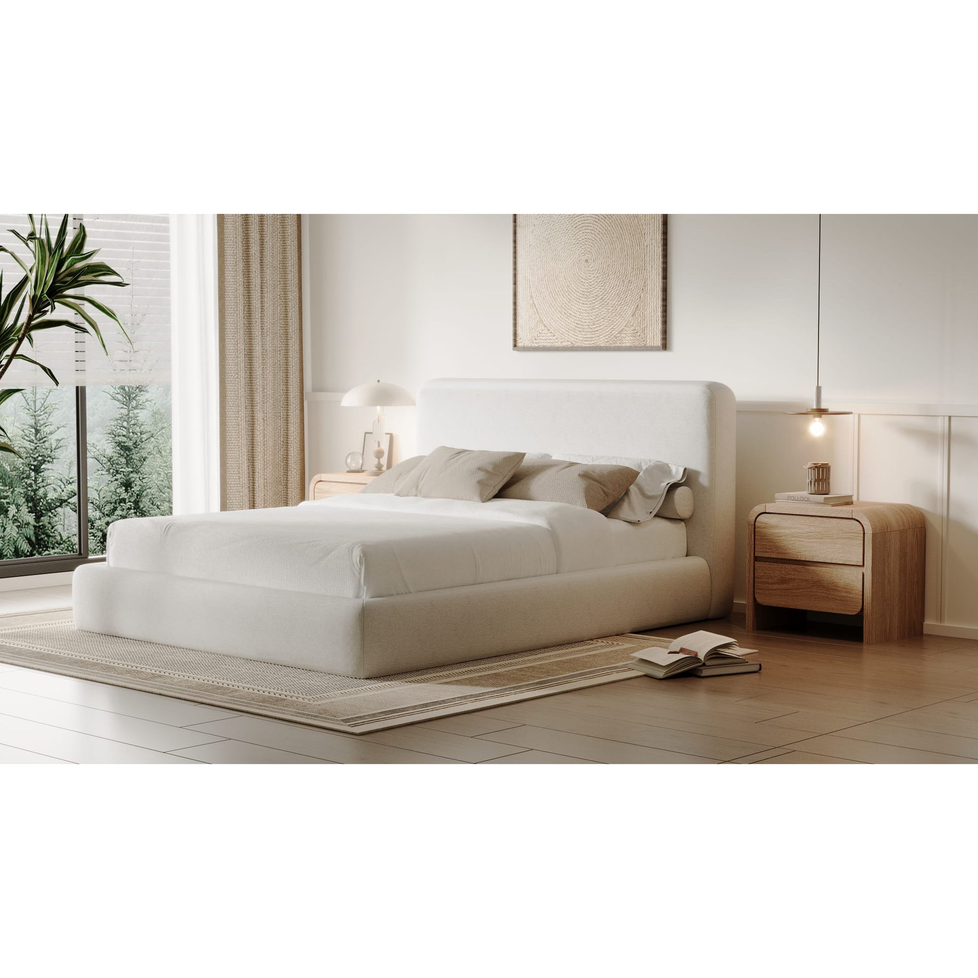 Mamu bed in a bedroom with nightstands
