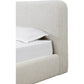 Mamu bed, rounded headboard close-up