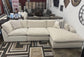 Dreamscape 131" Feather Cloud 3 PC Sectional Sofa Couch
