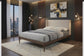 Cameron Mid Century Modern Queen Platform Bed Frame