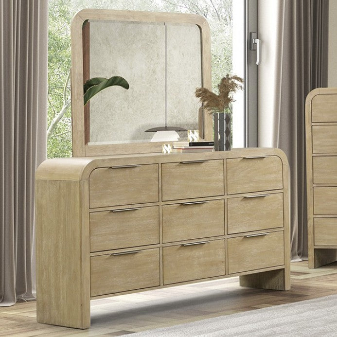 Kessler 5 Piece Queen Bedroom Set - Bed - Dresser - Mirror - Nightstand - Chest