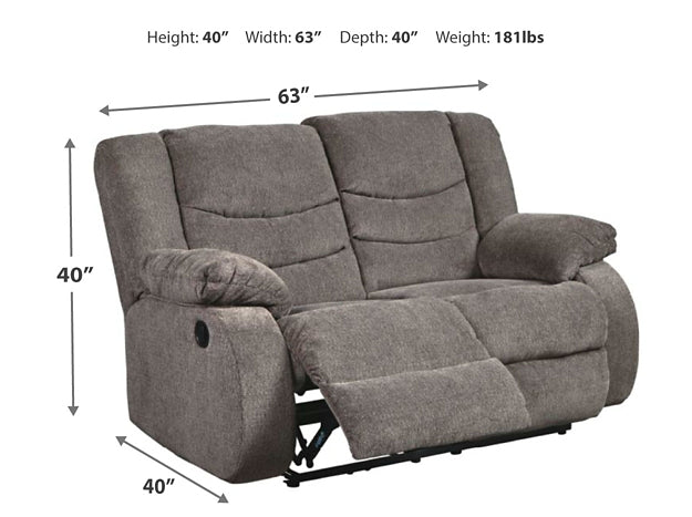 Loveseat reclinable Tulen