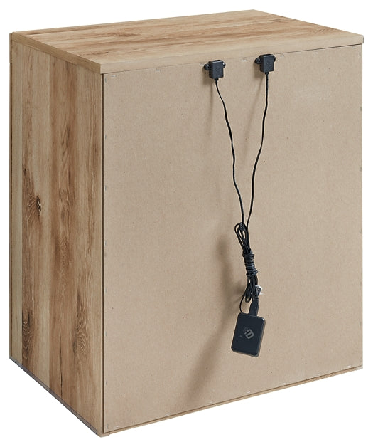 Mesita de noche de dos cajones Hyanna